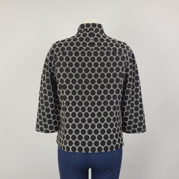 Coldwater Creek Black & White Jacket Size 10 - Picture 6 of 10